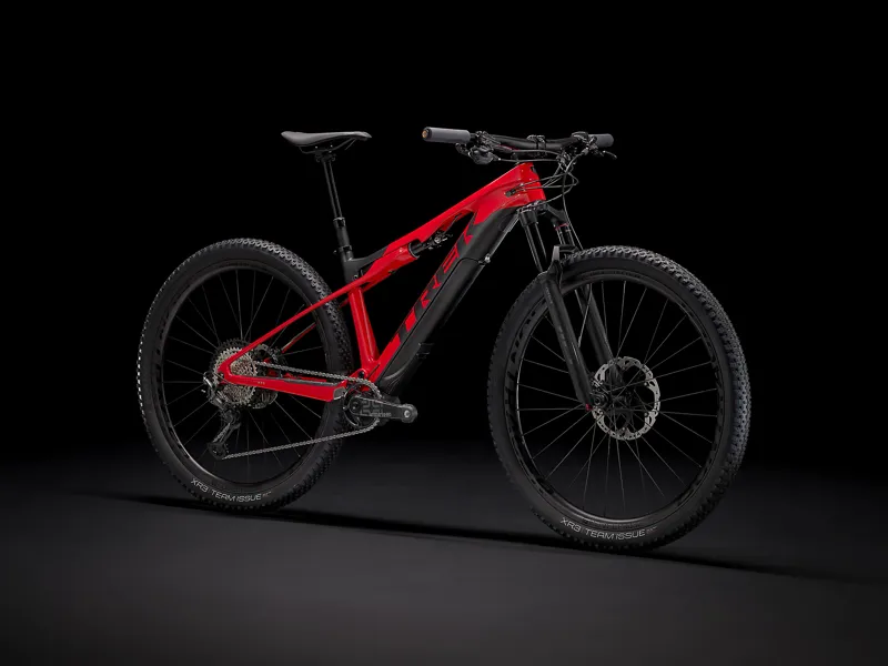 2021 Trek E-Caliber 9.8 Electric Mountain Bike Radioactive Red-1